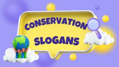conservation slogans