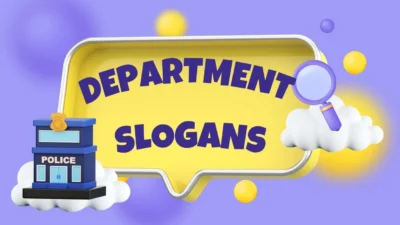 department slogans