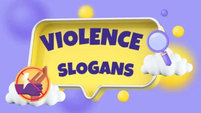 violence slogans
