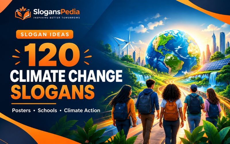 climate change slogans