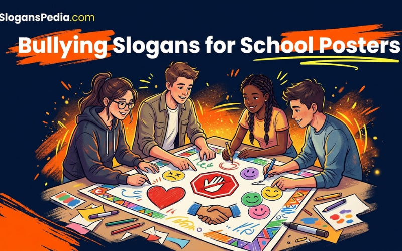 slogan about bullying drawing
