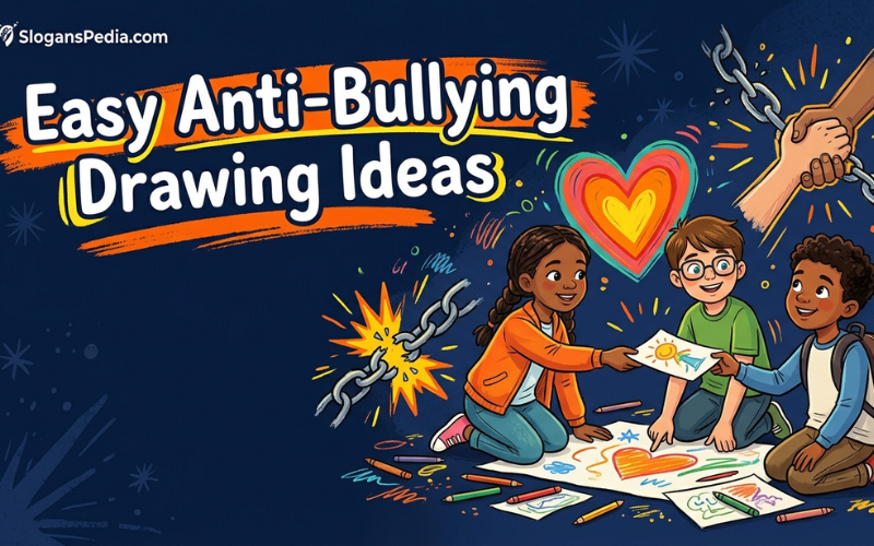 slogan about bullying drawing